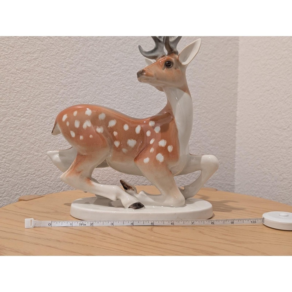 Vintage Lomonosov Stag Figurine - Picture 5 of 9